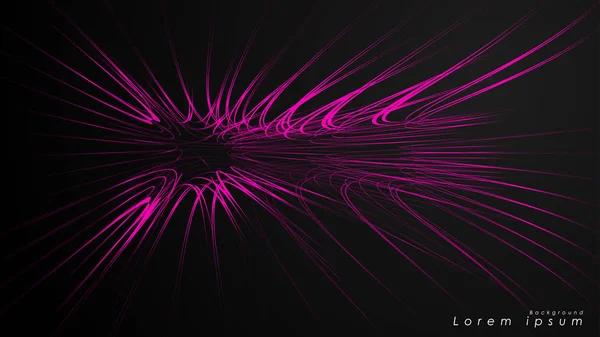 Dalgalı fütüristik pembe çizgilerin soyut arka planı.