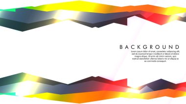 soyut geometrik arka plan renk ve şekillerin bir karışımı ile ışık kavramı