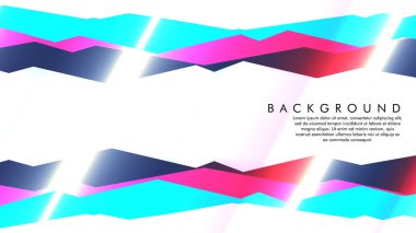 soyut geometrik arka plan renk ve şekillerin bir karışımı ile ışık kavramı