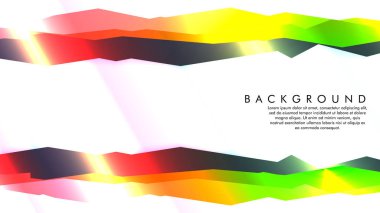 soyut geometrik arka plan renk ve şekillerin bir karışımı ile ışık kavramı