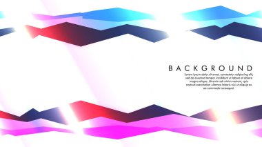 soyut geometrik arka plan renk ve şekillerin bir karışımı ile ışık kavramı