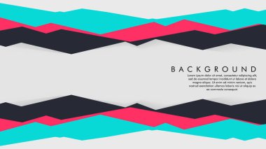 renkler ve şekillerin bir karışımı ile soyut geometrik arka plan kavramı