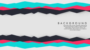 renkler ve şekillerin bir karışımı ile soyut geometrik arka plan kavramı