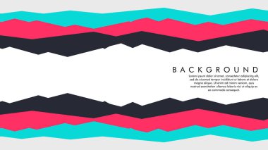 renkler ve şekillerin bir karışımı ile soyut geometrik arka plan kavramı