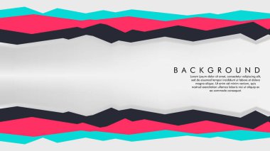 renkler ve şekillerin bir karışımı ile soyut geometrik arka plan kavramı