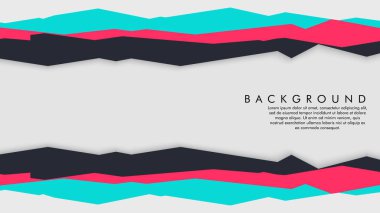 renkler ve şekillerin bir karışımı ile soyut geometrik arka plan kavramı