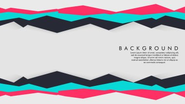 renkler ve şekillerin bir karışımı ile soyut geometrik arka plan kavramı