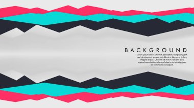 renkler ve şekillerin bir karışımı ile soyut geometrik arka plan kavramı