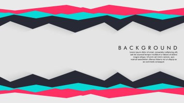 renkler ve şekillerin bir karışımı ile soyut geometrik arka plan kavramı