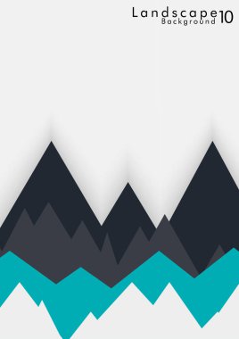 Vektör Soyut Basit Yatay Arka Plan