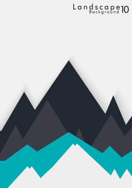 Vektör Soyut Basit Yatay Arka Plan