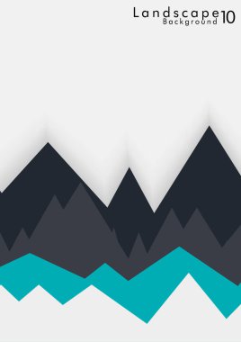 Vektör Soyut Basit Yatay Arka Plan