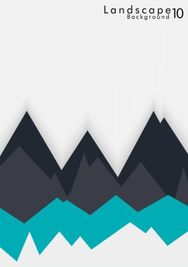 Vektör Soyut Basit Yatay Arka Plan