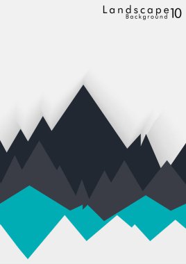 Vektör Soyut Basit Yatay Arka Plan