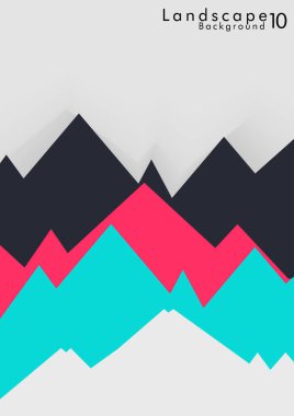 Vektör Soyut Basit Yatay Arka Plan