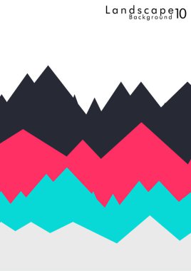 Vektör Soyut Basit Yatay Arka Plan