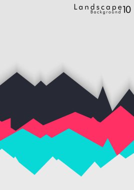 Vektör Soyut Basit Yatay Arka Plan