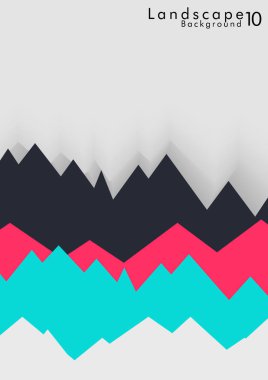 Vektör Soyut Basit Yatay Arka Plan