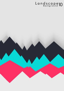 Vektör Soyut Basit Yatay Arka Plan