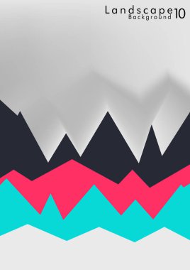 Vektör Soyut Basit Yatay Arka Plan