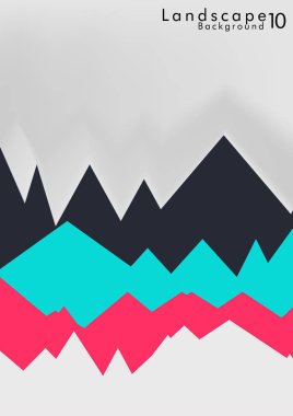 Vektör Soyut Basit Yatay Arka Plan