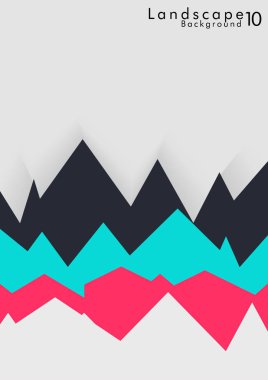 Vektör Soyut Basit Yatay Arka Plan