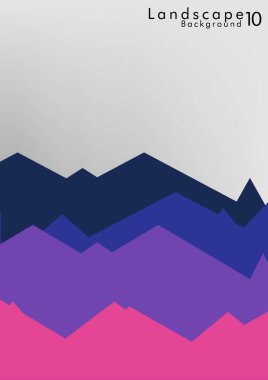 Vektör Soyut Basit Yatay Arka Plan