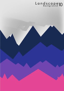 Vektör Soyut Basit Yatay Arka Plan