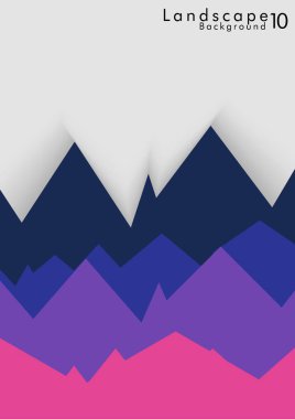 Vektör Soyut Basit Yatay Arka Plan