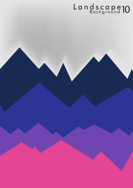 Vektör Soyut Basit Yatay Arka Plan