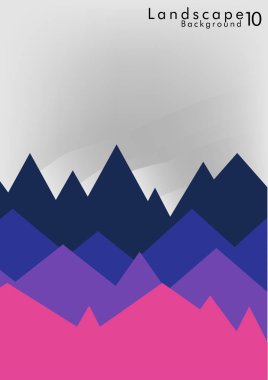 Vektör Soyut Basit Yatay Arka Plan