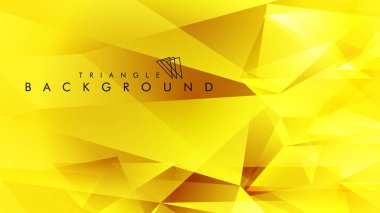 Eps 10'da tasarımda kullanım için soyut vektör üçgeni arka planı