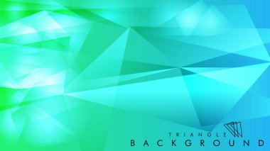 Eps 10'da tasarımda kullanım için soyut vektör üçgeni arka planı