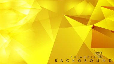 Eps 10'da tasarımda kullanım için soyut vektör üçgeni arka planı