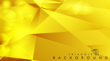 Eps 10'da tasarımda kullanım için soyut vektör üçgeni arka planı