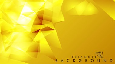 Eps 10'da tasarımda kullanım için soyut vektör üçgeni arka planı