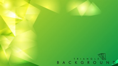 Eps 10'da tasarımda kullanım için soyut vektör üçgeni arka planı