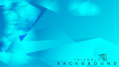 Eps 10'da tasarımda kullanım için soyut vektör üçgeni arka planı