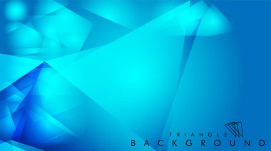 Eps 10'da tasarımda kullanım için soyut vektör üçgeni arka planı