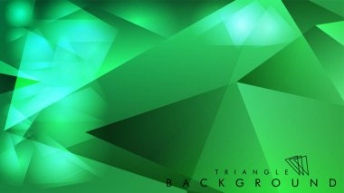 Eps 10'da tasarımda kullanım için soyut vektör üçgeni arka planı