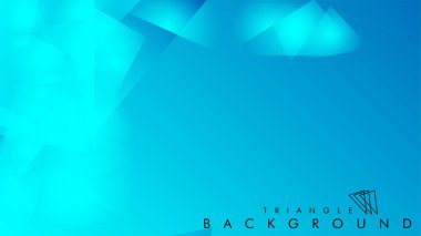 Eps 10'da tasarımda kullanım için soyut vektör üçgeni arka planı