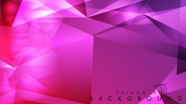 Eps 10'da tasarımda kullanım için soyut vektör üçgeni arka planı