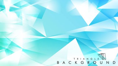 Eps 10'da tasarımda kullanım için soyut vektör üçgeni arka planı