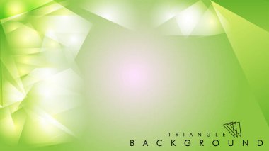 Eps 10'da tasarımda kullanım için soyut vektör üçgeni arka planı