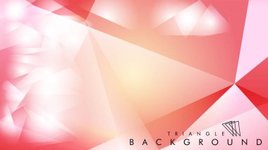 Eps 10'da tasarımda kullanım için soyut vektör üçgeni arka planı