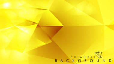 Eps 10'da tasarımda kullanım için soyut vektör üçgeni arka planı