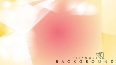 Eps 10'da tasarımda kullanım için soyut vektör üçgeni arka planı