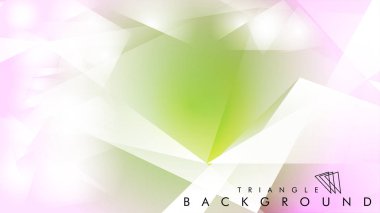 Eps 10'da tasarımda kullanım için soyut vektör üçgeni arka planı
