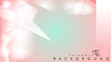 Eps 10'da tasarımda kullanım için soyut vektör üçgeni arka planı