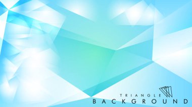 Eps 10'da tasarımda kullanım için soyut vektör üçgeni arka planı